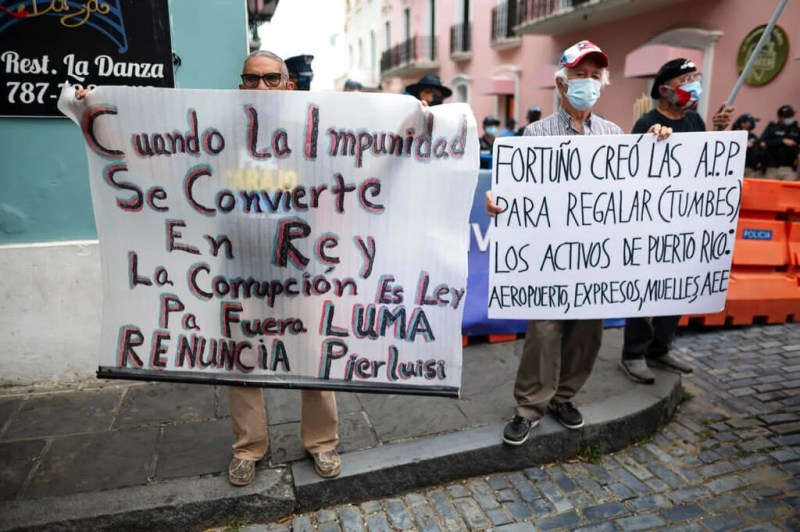 Puerto Rico - Luma - Protest