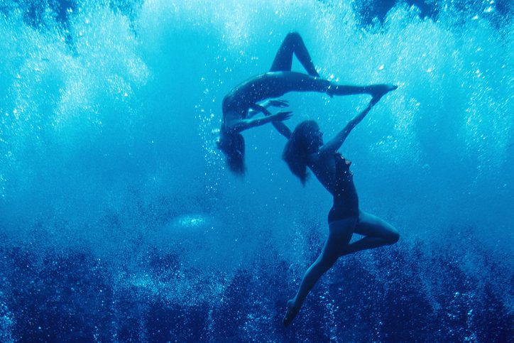 "Mermaids" Swimming in Weeki Wachee Springs